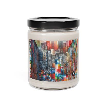 "Revolting Renaissance: A Vibrant Urban Uprising" - The Alien Scented Soy Candle 9oz Street Art / Graffiti