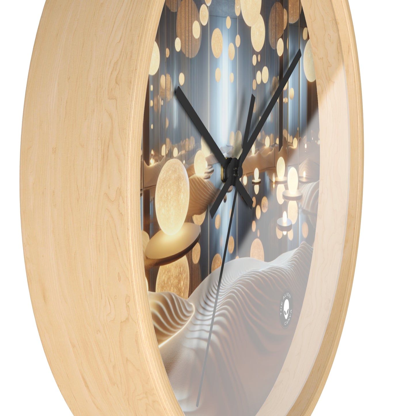 "Temporal Reflections: An Interactive Art Installation on Time and Memory" - The Alien Wall Clock Installation Art