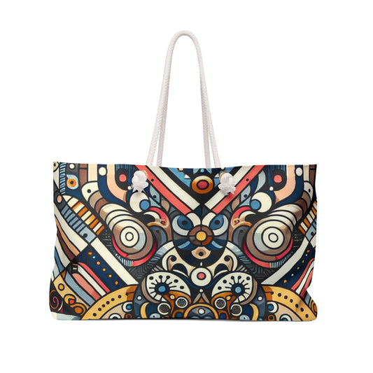 "Moroccan Mosaic Masterpiece" - The Alien Weekender Bag Pattern Art