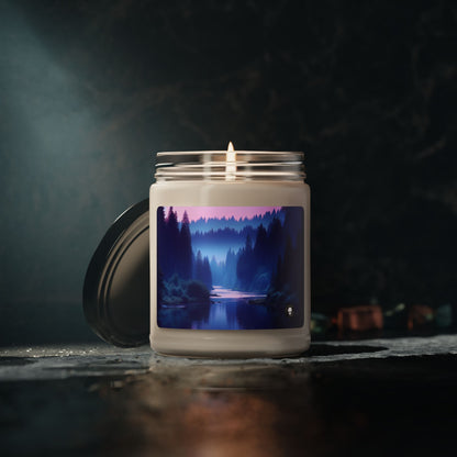 "Twilight Tranquility: Forest River Reflections" - The Alien Scented Soy Candle 9oz