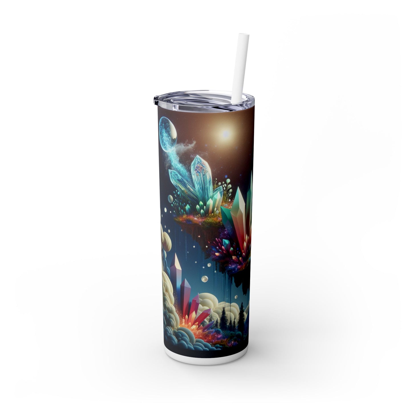 Dreamscape Delights - The Alien Maars® Skinny Tumbler with Straw 20oz