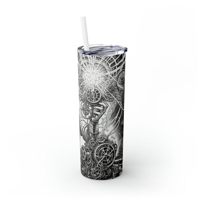 "Dream Weaver" - El vaso delgado Alien Maars® con pajita de 20 oz estilo manga/anime