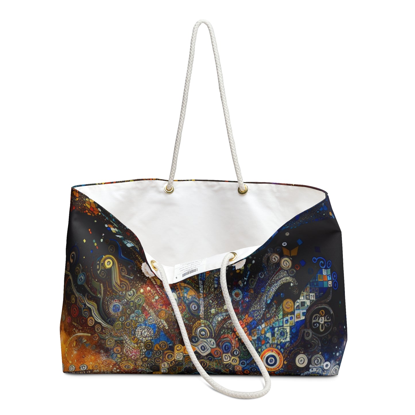 "Art corporel de la nuit étoilée : couleurs vives et traits tourbillonnants" - The Alien Weekender Bag Body Art