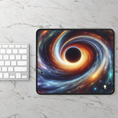 "Galactic Vortex: The Colorful Dance of Stars and Planets" - The Alien Gaming Mouse Pad