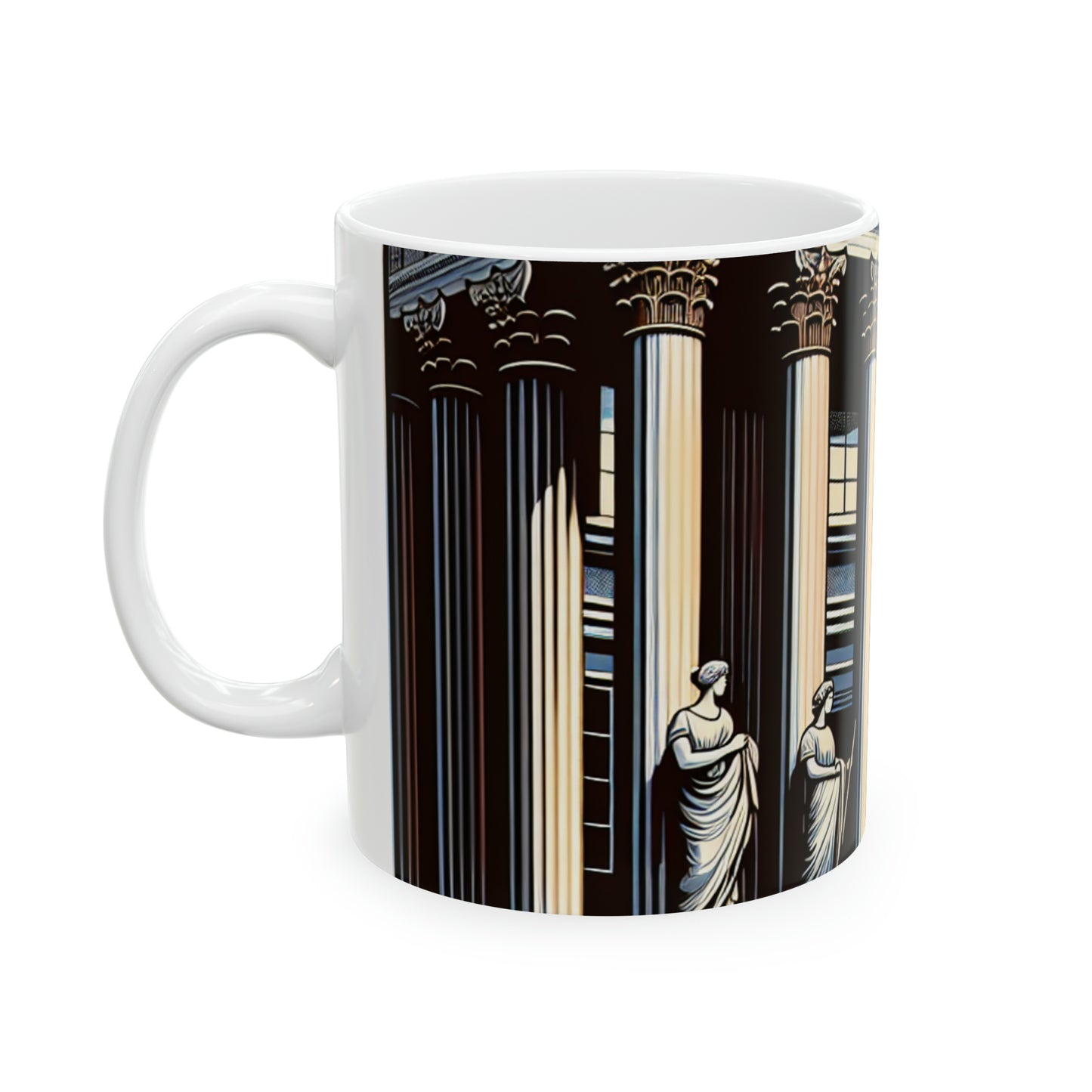 "Neoclassical Urban Elegance" - The Alien Ceramic Mug 11oz Neoclassicism