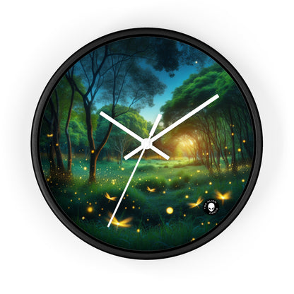 "Firefly Dusk" - The Alien Wall Clock