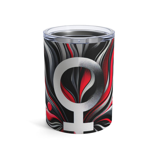 "Borders Broken: Un voyage provocateur dans l'art transgressif" - The Alien Tumbler 10oz Transgressive Art