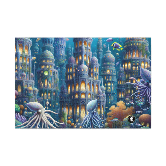 "Enchanting Atlantis: A Harmony of Sea Creatures" - The Alien Canva