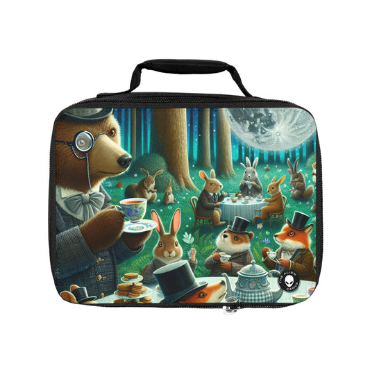 "Enchanted Moonlit Tea Party in the Forest"- The Alien Lunch Bag