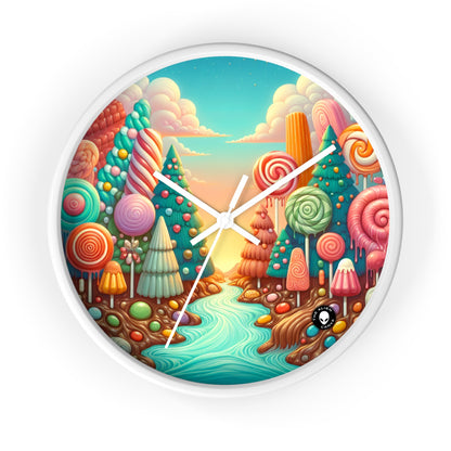 "Sugar Rush Forest" - L'horloge murale extraterrestre