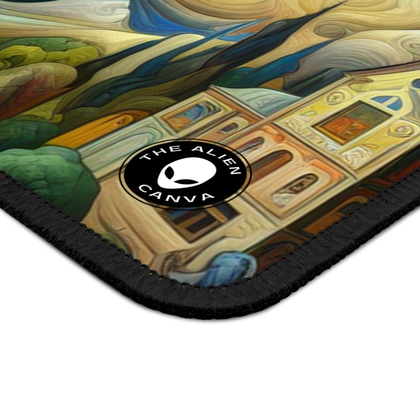 "Fusion of Aesthetics: Exploring Artistic Styles in Harmony" - The Alien Gaming Mouse Pad Stules