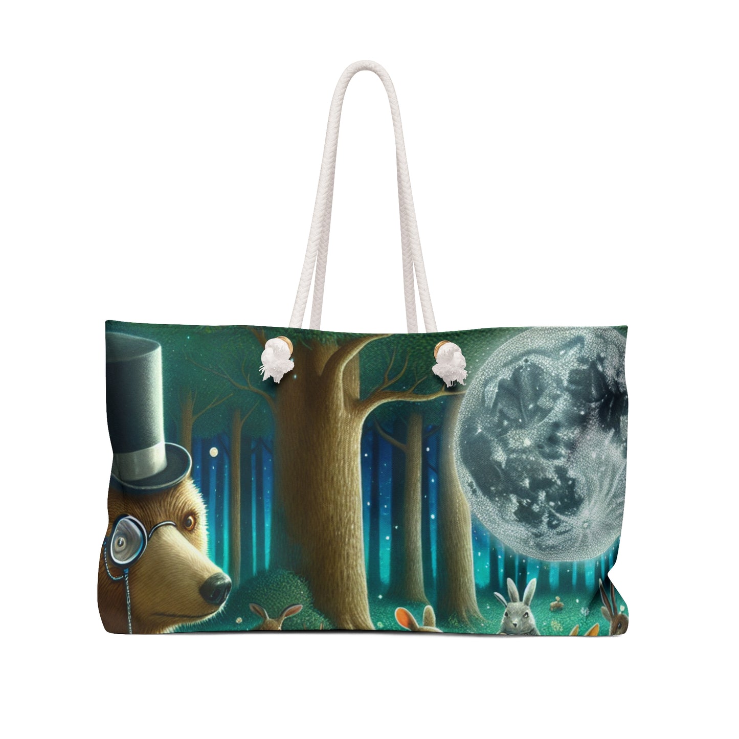 "Enchanted Moonlit Tea Party in the Forest" - The Alien Weekender Bag