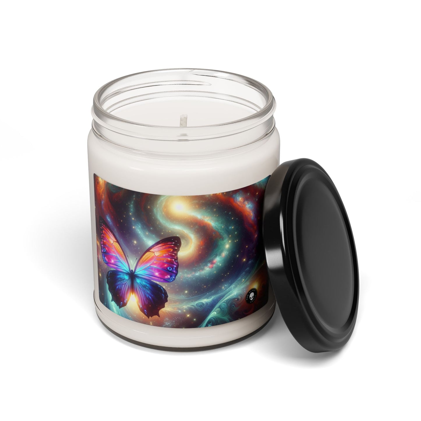 "Galactic Butterfly: A Cosmic Spectacle" - The Alien Scented Soy Candle 9oz