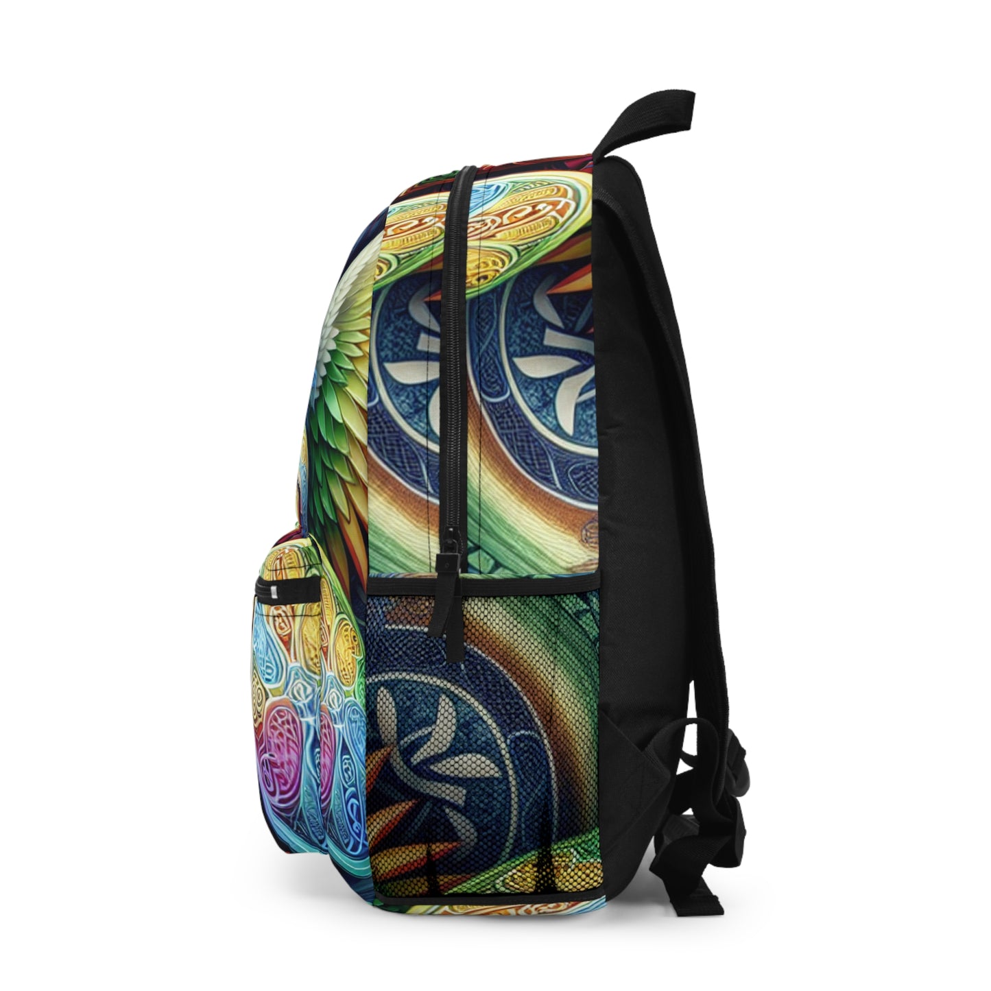 "Lionhearted Warrior Goddess: A Celtic-Inspired Artwork" - The Alien Backpack