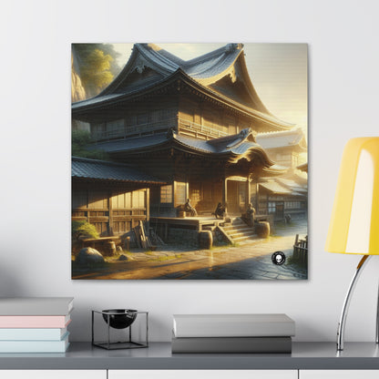 "Golden Hour Bliss: Paisaje de realismo fotográfico" - The Alien Canva Photographic Realism