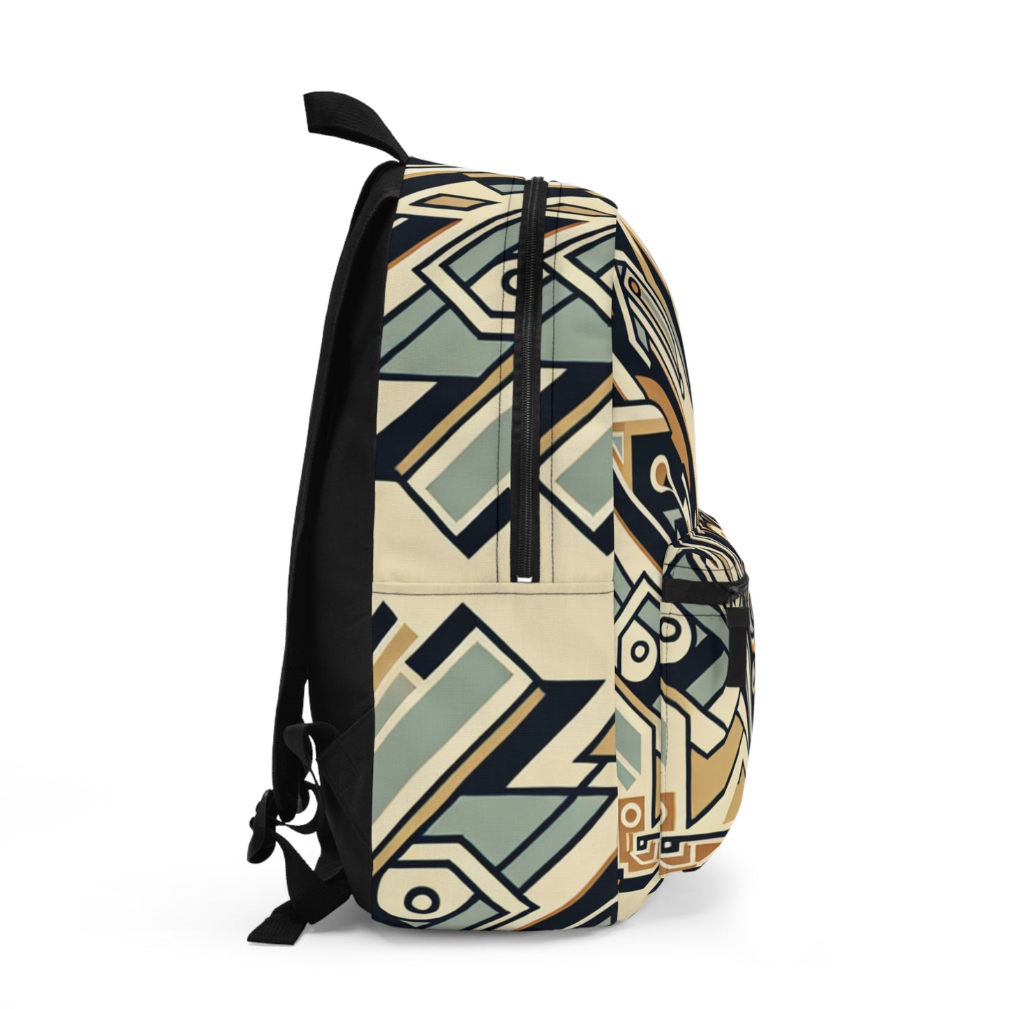 "Glamorous Nights: An Art Deco Cityscape" - The Alien Backpack Art Deco