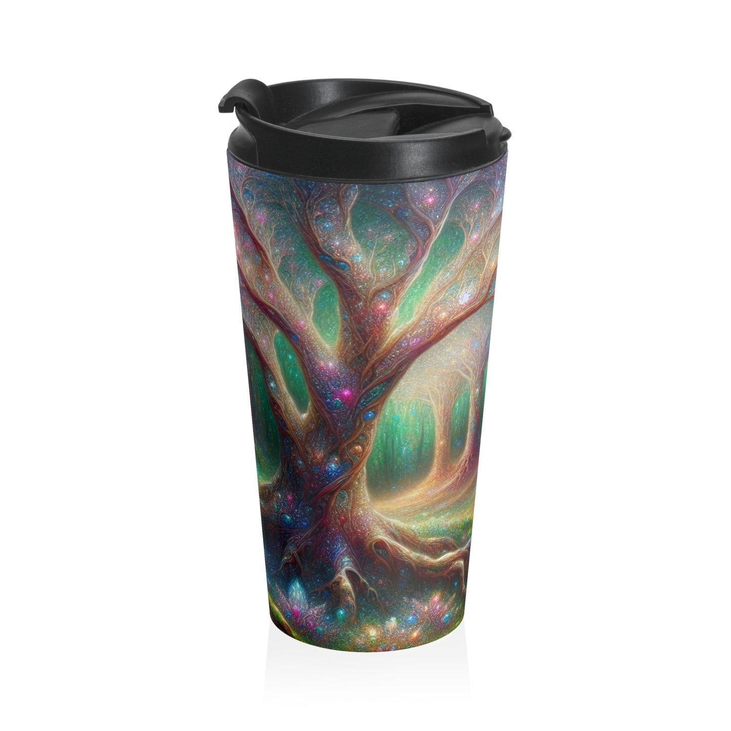 "Crystal Forest Fantasia" - The Alien Stainless Steel Travel Mug