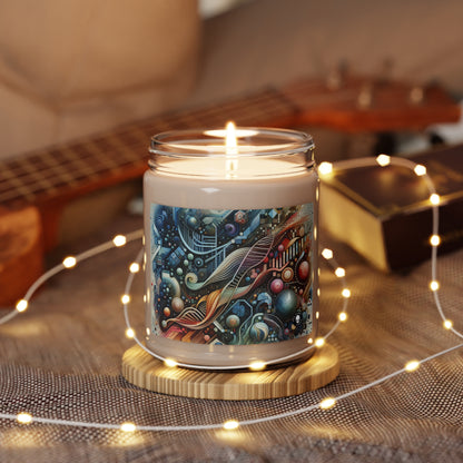 "Bio-Futurism: Butterfly Wing Inspired Art" - The Alien Scented Soy Candle 9oz Bio Art