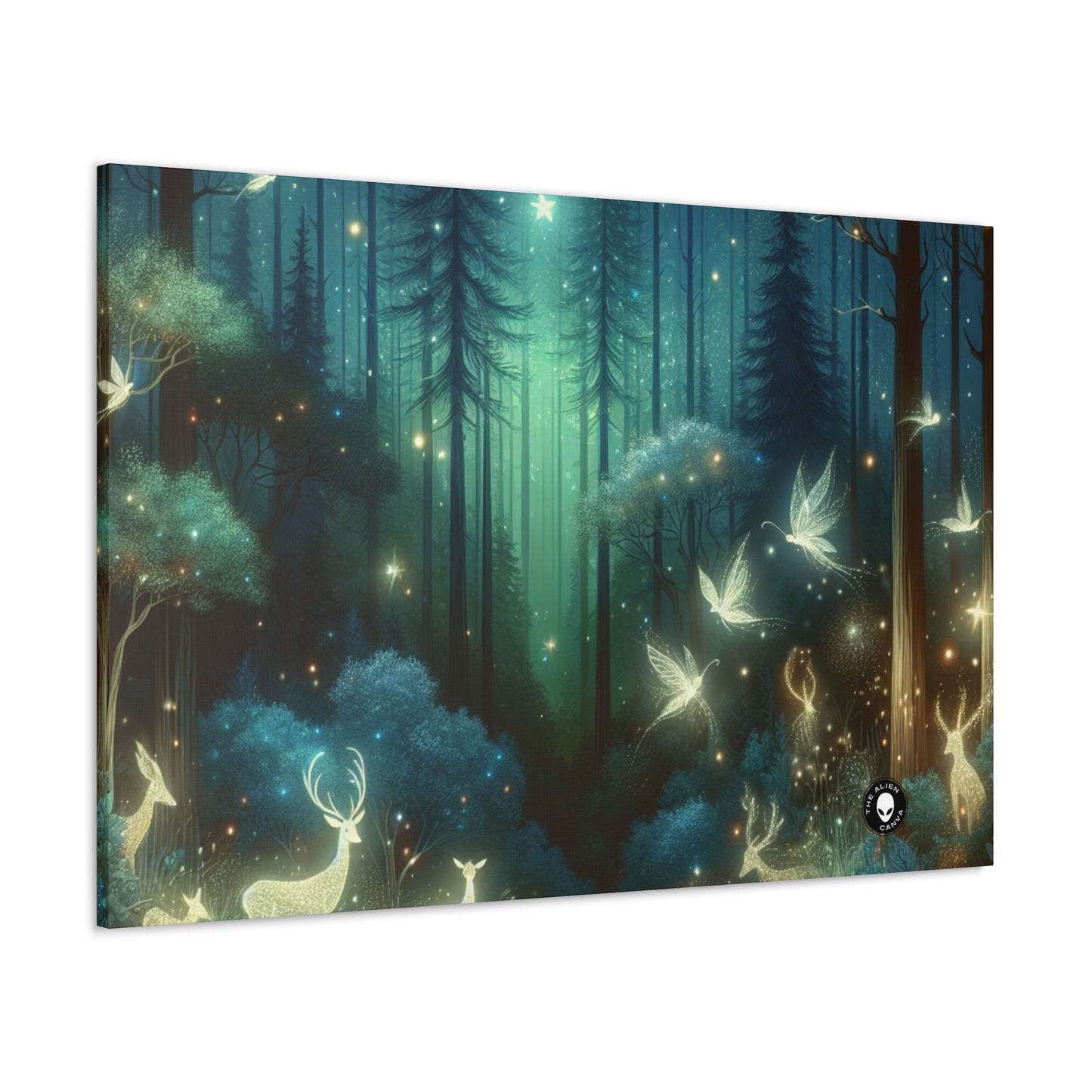 "Enchanted Night in the Whispering Woods" - The Alien Canva