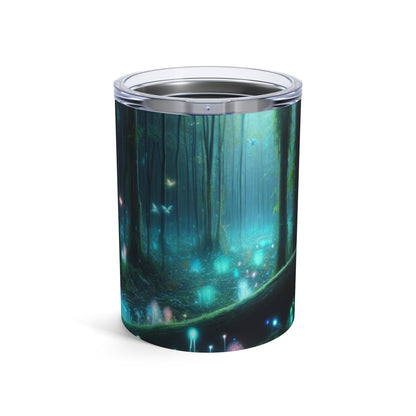 « Nuit enchantée : forêt bioluminescente » – Le verre Alien 10oz