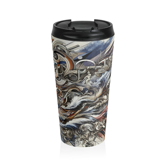 Title: "Challenging Taboos: Beyond Boundaries in Transgressive Art" - The Alien Stainless Steel Travel Mug Transgressive Art