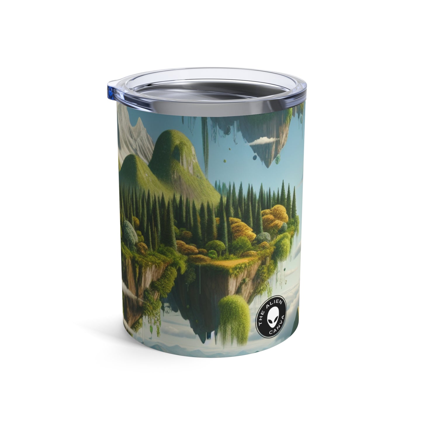 "Elemental Isles: A Dreamlike Journey through Nature's Wonders" - The Alien Tumbler 10oz