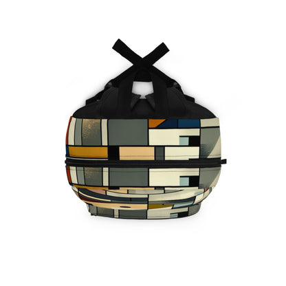 "Cubist Cityscape: Urban Energy" - The Alien Backpack Synthetic Cubism