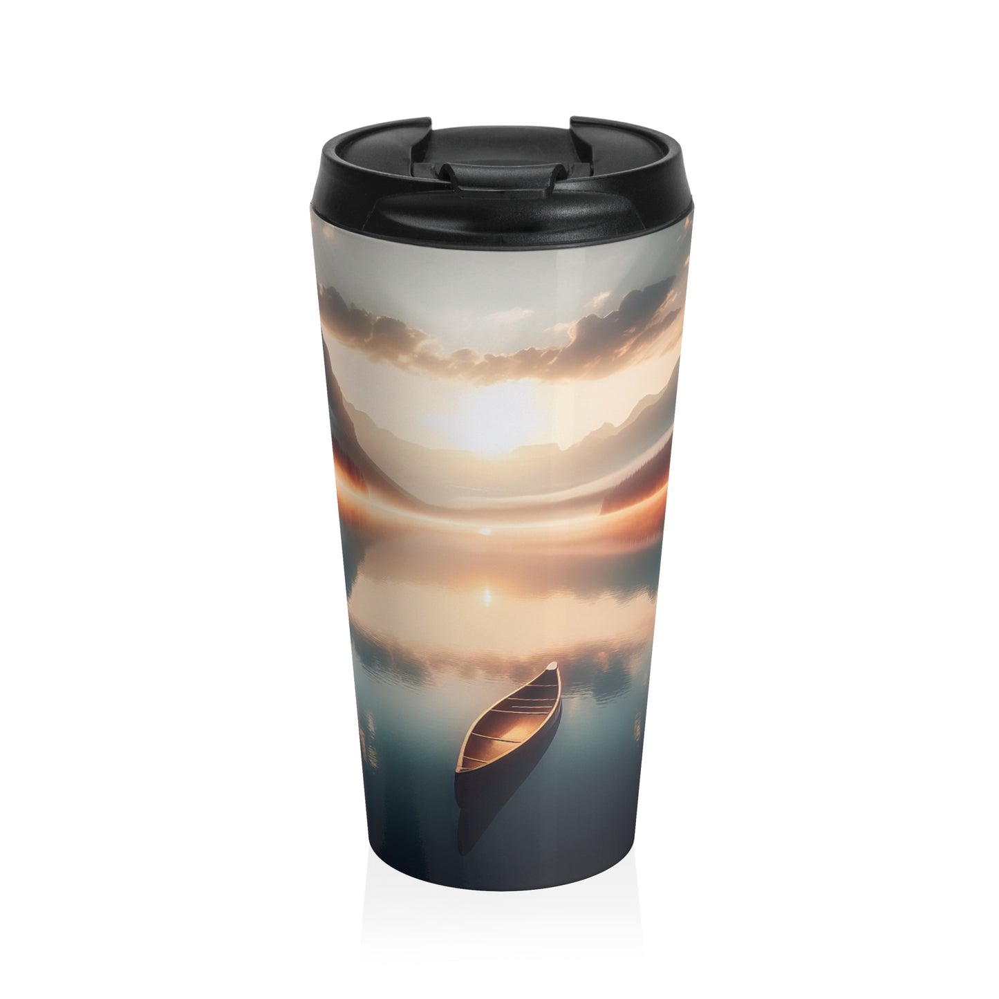 "Tranquil Morning" - La taza de viaje de acero inoxidable de Alien