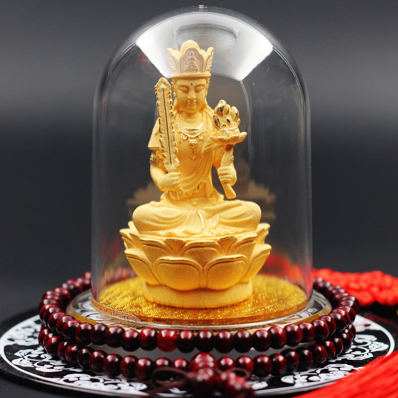 Buddha statue car decoration