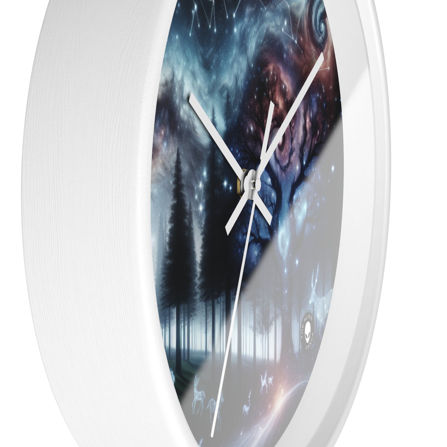 "Galactic Oasis" - The Alien Wall Clock