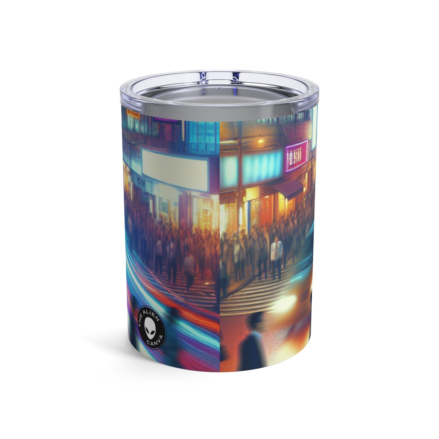 "Neon Night Street" - Le verre Alien 10oz