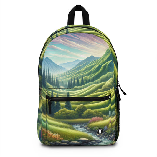 "Seasons in Serenity: An Environmental Art Journey" - The Alien Backpack Environmental Art