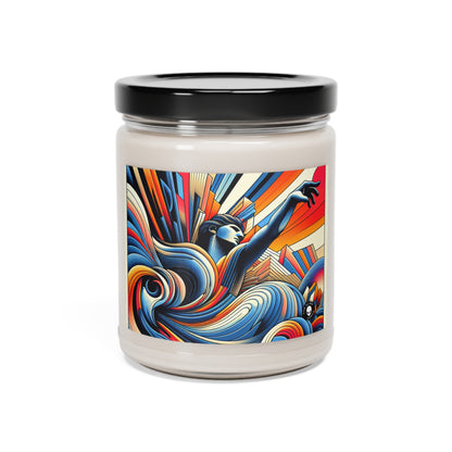 "Dynamic Rebirth: A Remodernism Portrait of a Modern Superhero" - The Alien Scented Soy Candle 9oz Remodernism