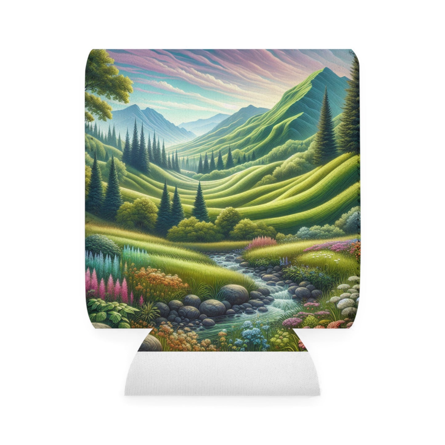 "Seasons in Serenity: An Environmental Art Journey" - The Alien Can Cooler Sleeve Environmental Art