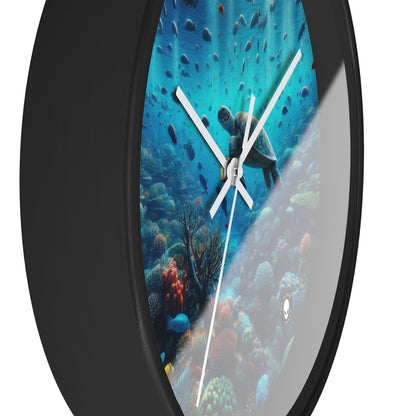 "Underwater Wonderland" - The Alien Wall Clock