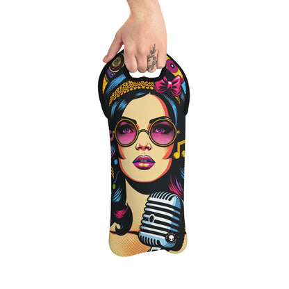 "Celebrating Pop Iconography: A Retrospective Portrait" - The Alien Wine Tote Bag Pop Art