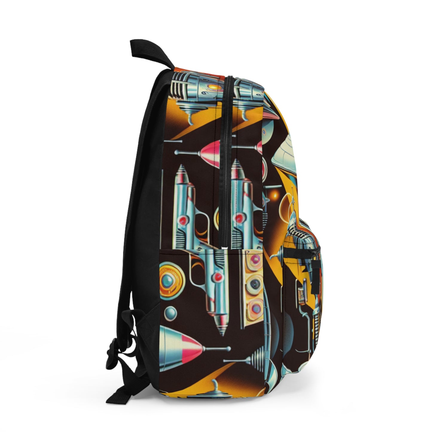 "Neon Deco: A Retro-Futuristic Utopia" - The Alien Backpack Retro-futurism