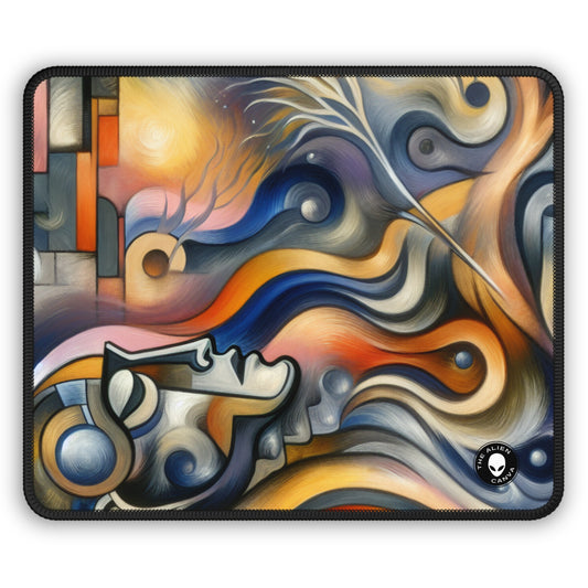 "Everyday Enchantment: A Surreal World in Motion" - The Alien Gaming Mouse Pad Surrealist Automatism