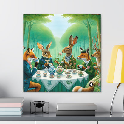 "Enchanted Tea in the Forest" - The Alien Canva