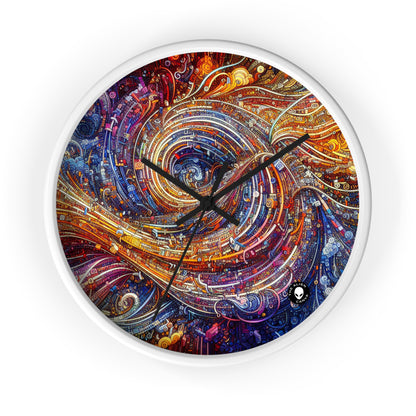 'Cyber ​​Journeys' - El reloj de pared alienígena Arte digital