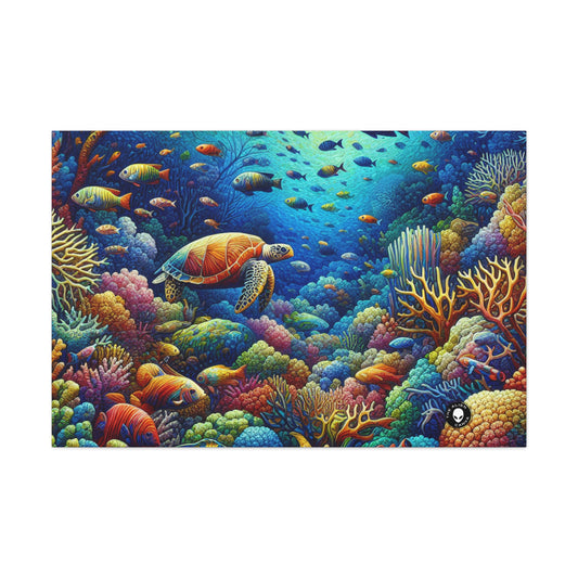 "Paraíso marino: vida salvaje en arrecifes de coral de colores" - The Alien Canva