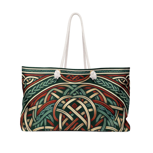 "Majestic Celtic Vision: A Mesmerizing Artwork Inspired by the Cliffs of Moher" - The Alien Weekender Bag Celtic Art