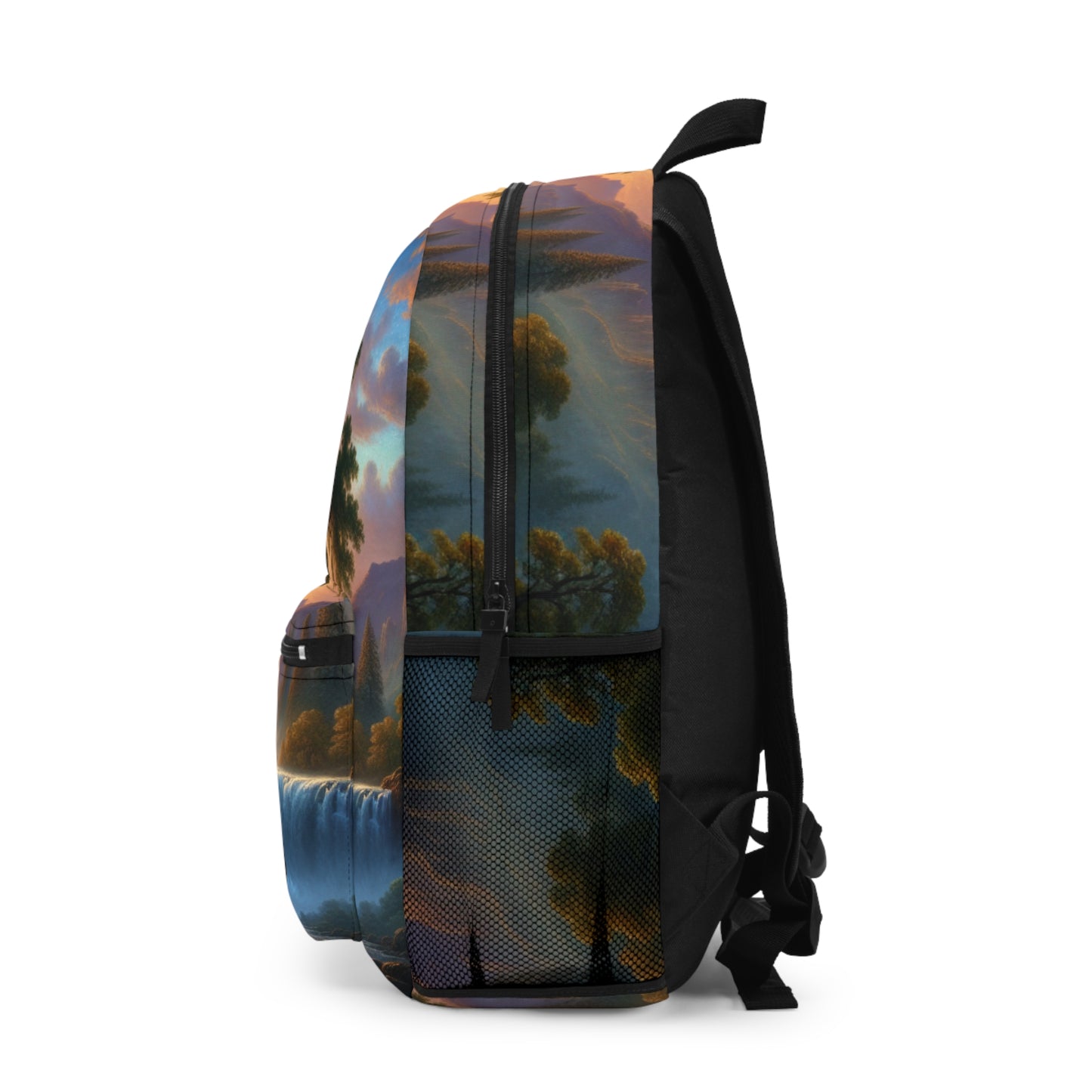 "The Storm's Embrace: A Romantic Landscape" - The Alien Backpack Romanticism