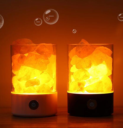 Lampe LED USB Crystal Light au sel de l'Himalaya