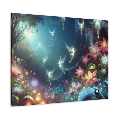 "Enchanted Moonlit Flower Forest" - The Alien Canva