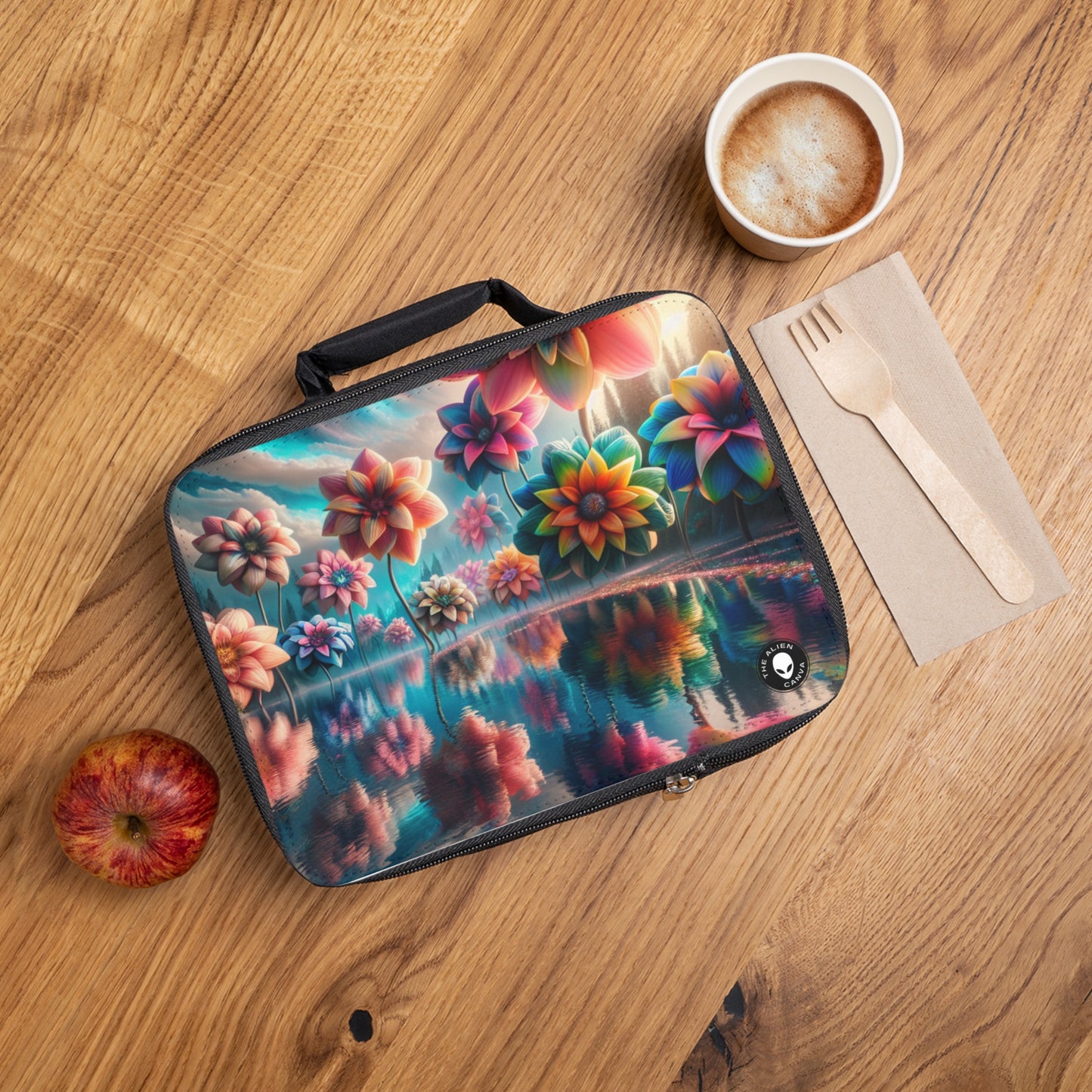 "Enchanted Waters: A Floral Dreamland"- The Alien Lunch Bag