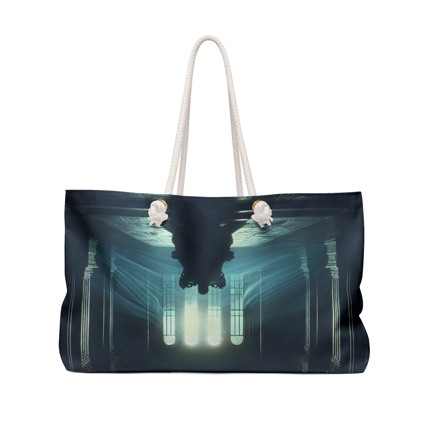 "Moonlight Shadow: A Gothic Portrait" - El bolso Alien Weekender estilo arte gótico