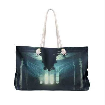 "Moonlight Shadow: A Gothic Portrait" - Le sac Alien Weekender Style Art Gothique