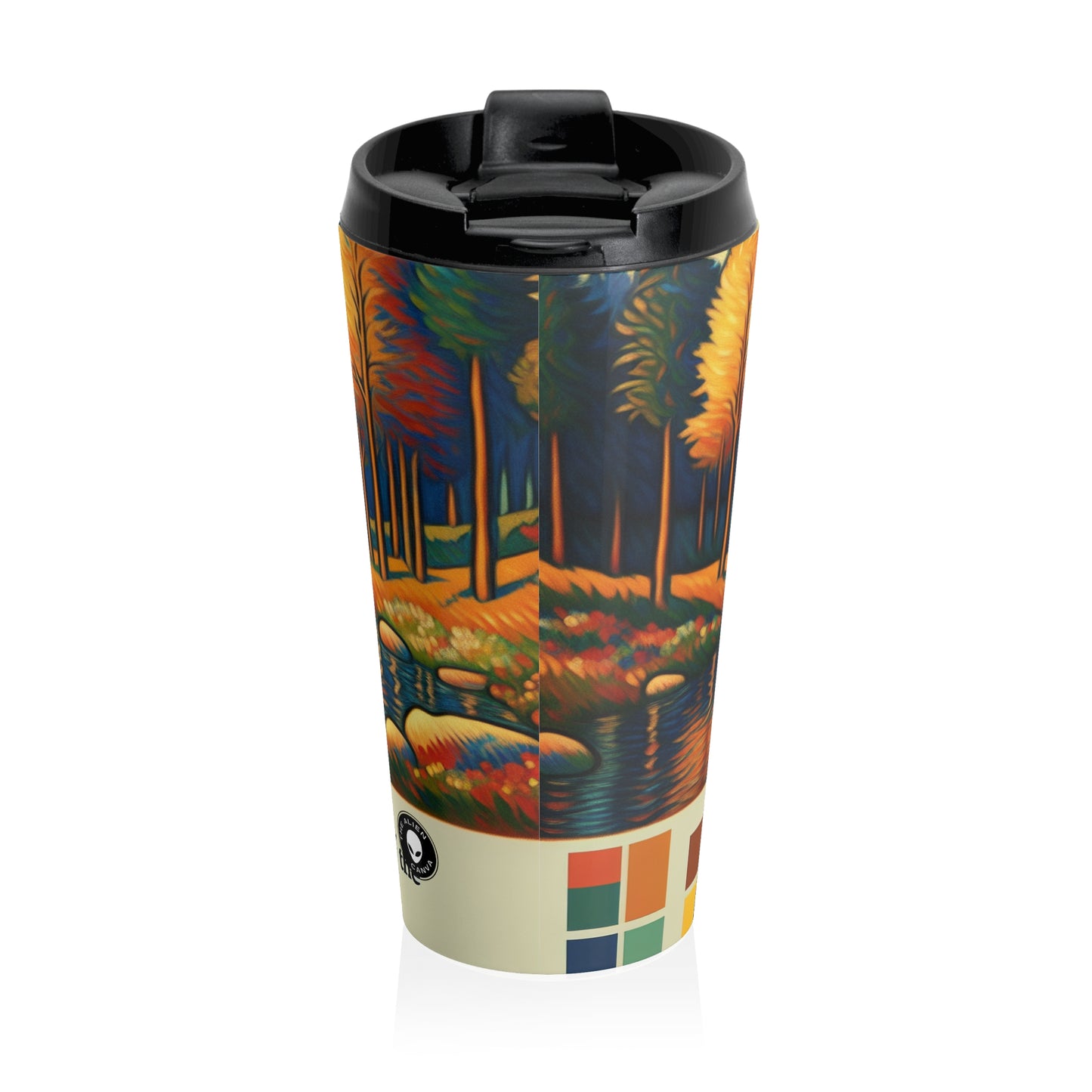 "Untamed Jungle: Expressive Fauvist Imagery" - The Alien Stainless Steel Travel Mug Fauvism