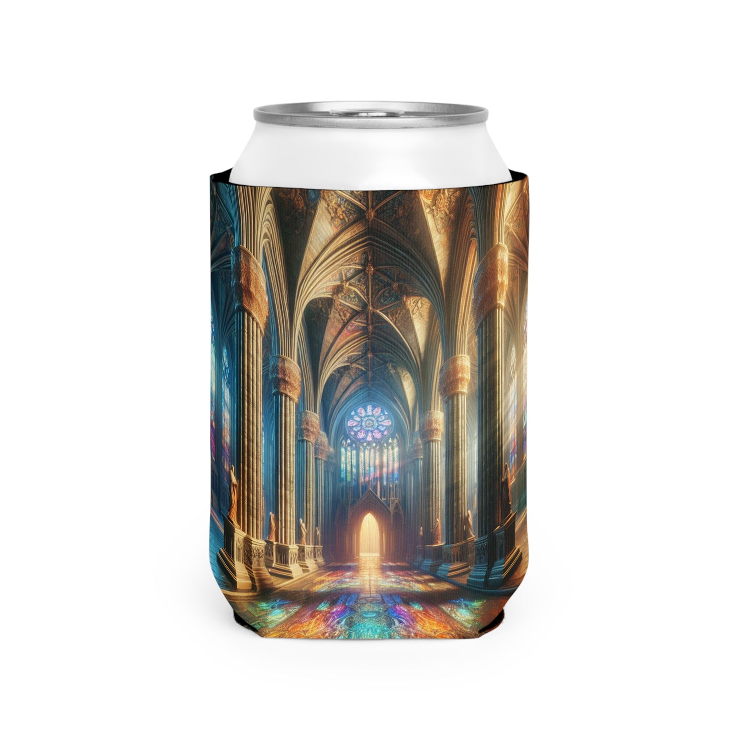 Ombres de la cathédrale gothique - The Alien Can Cooler Sleeve Art gothique